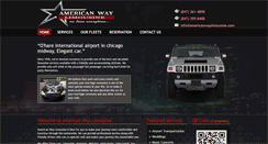 Desktop Screenshot of americanwaylimousine.com